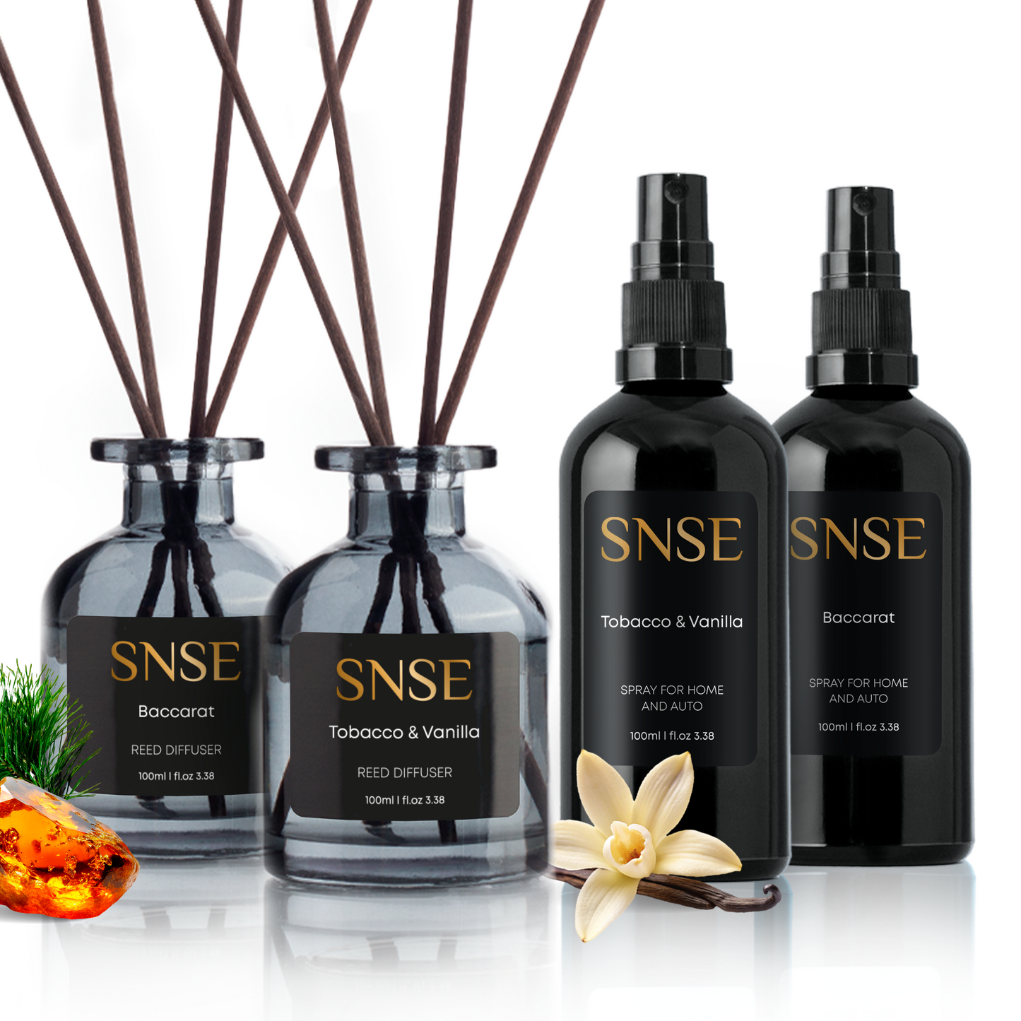 Experience a true 4‑in‑1 premium fragrance combo